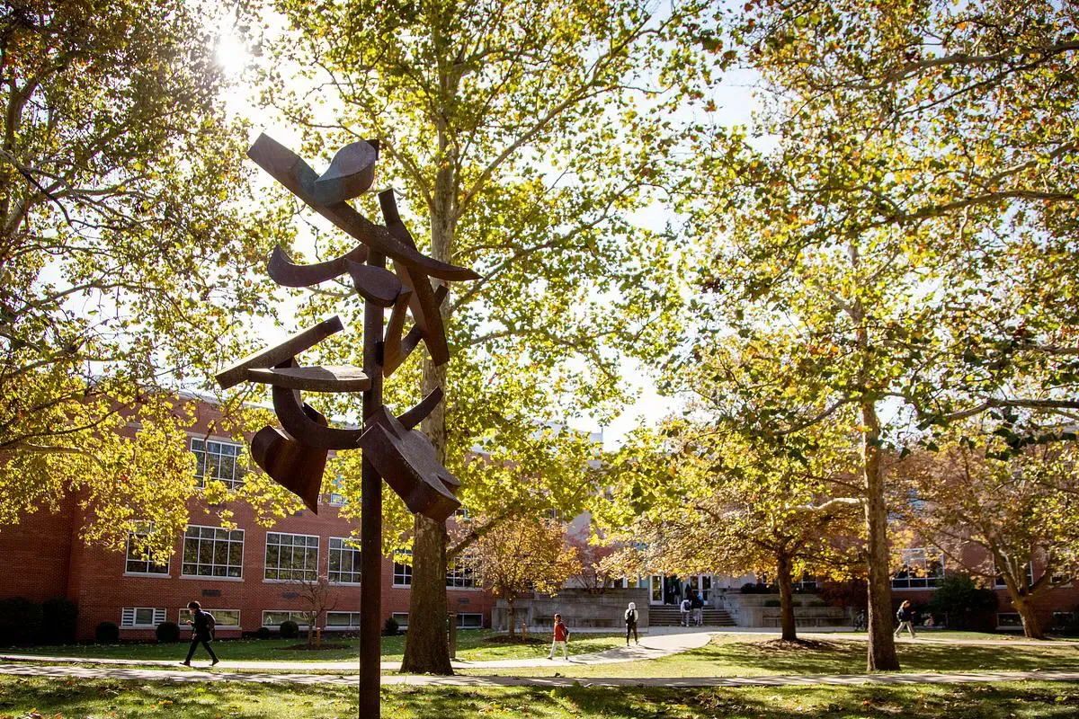 Campus in the fall