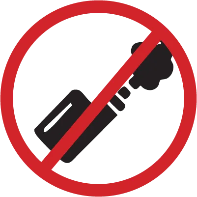 E-cigarettes are not allowed on campus